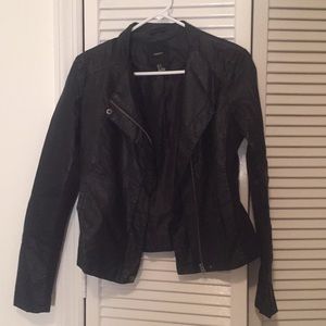 Faux Leather Jacket
